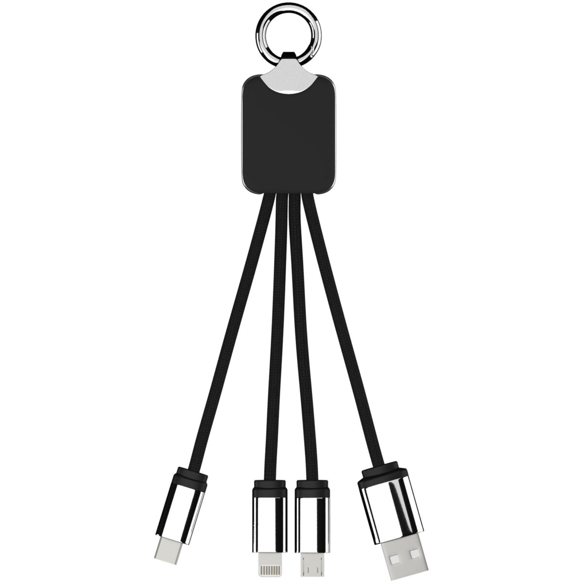 SCX.design C15 quatro light-up cable – Red front view
