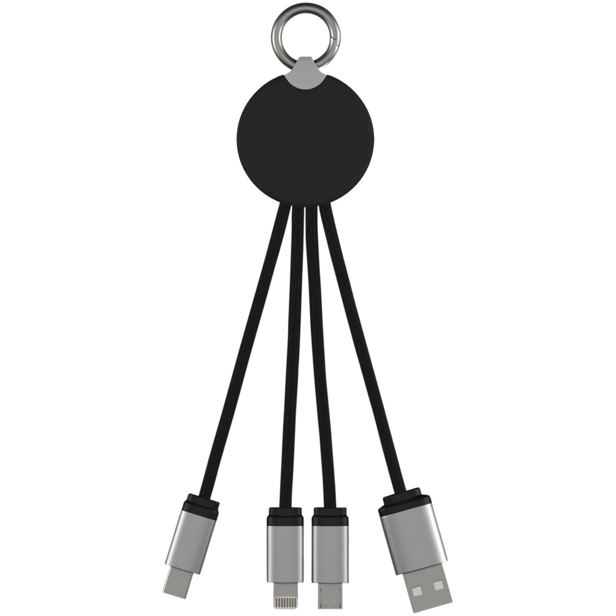 SCX.design C16 ring light-up cable – Red front view
