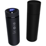 SCX.design D10 insulated smart bottle – Solid black extra view