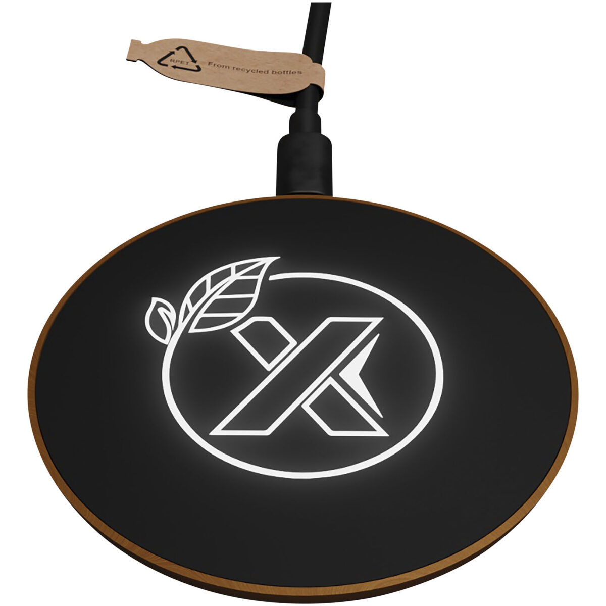 SCX.design W13 10W wooden wireless charging station – Brown extra view