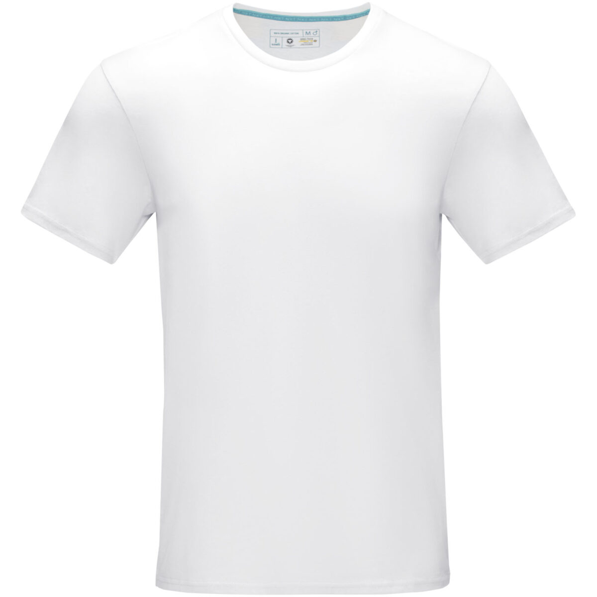 Azurite short sleeve men’s organic t-shirt – White front view