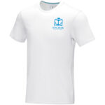 Azurite short sleeve men’s organic t-shirt – White with logo