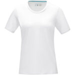 Azurite short sleeve women’s organic t-shirt – White front view