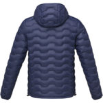 Petalite men's GRS recycled insulated down jacket – Navy back view