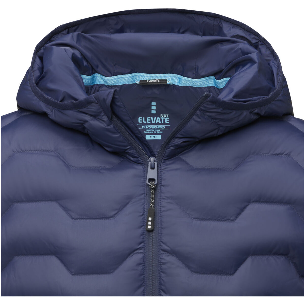Petalite men's GRS recycled insulated down jacket – Navy extra view