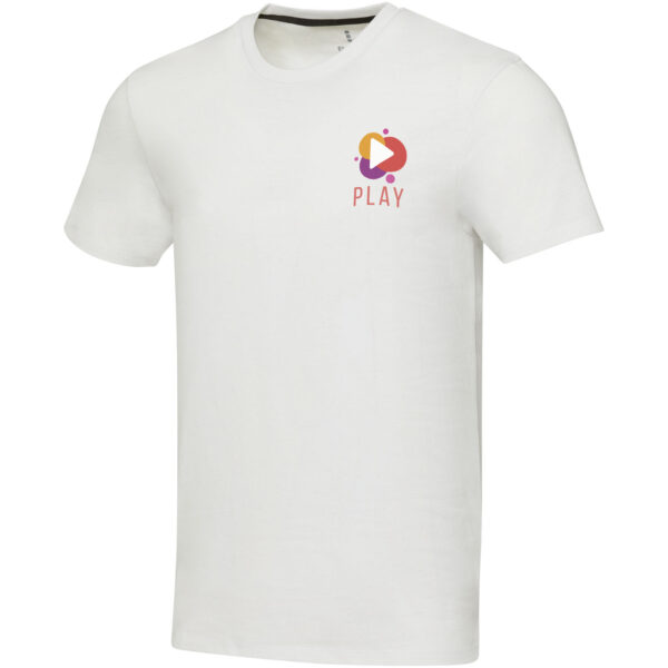 Avalite short sleeve unisex Aware™ recycled t-shirt – White with logo