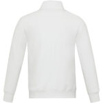 Galena unisex Aware™ recycled full zip sweater – White back view