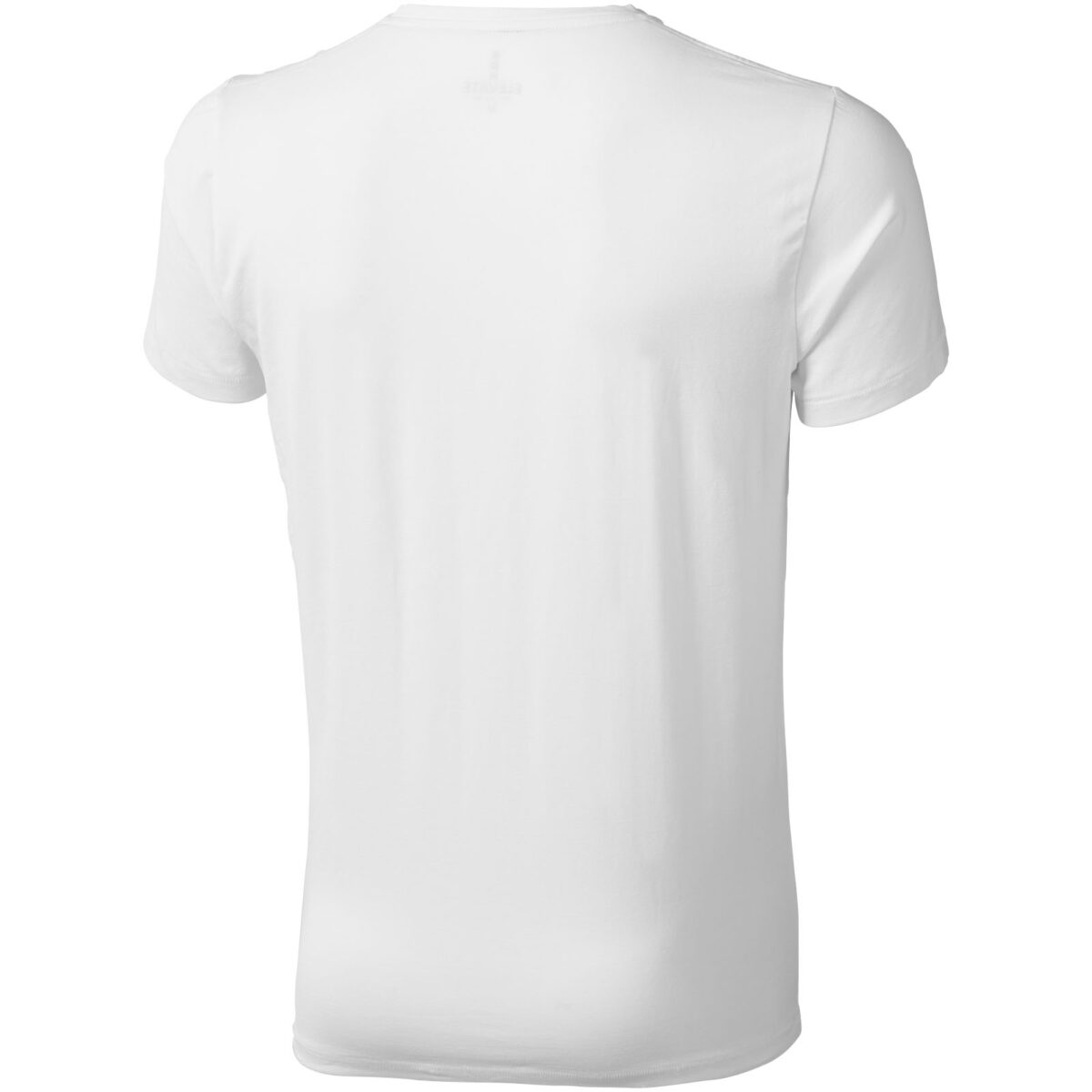Kawartha short sleeve men's organic V-neck t-shirt – White back view