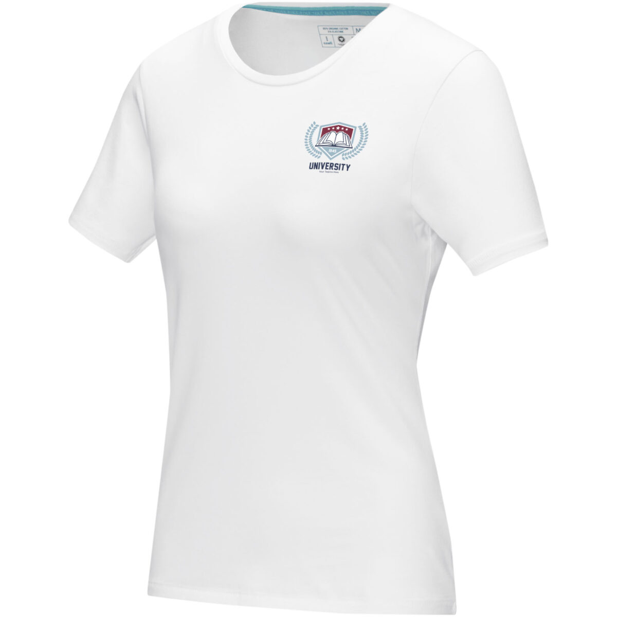 Balfour short sleeve women's organic t-shirt – White with logo
