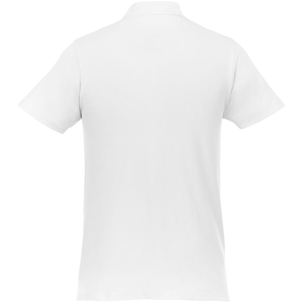 Helios short sleeve men's polo – White back view