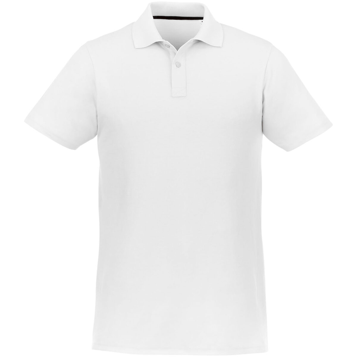 Helios short sleeve men's polo – White front view
