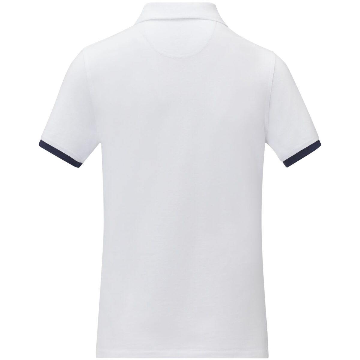 Morgan short sleeve women's duotone polo – White back view