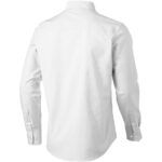 Vaillant long sleeve men's oxford shirt – White back view