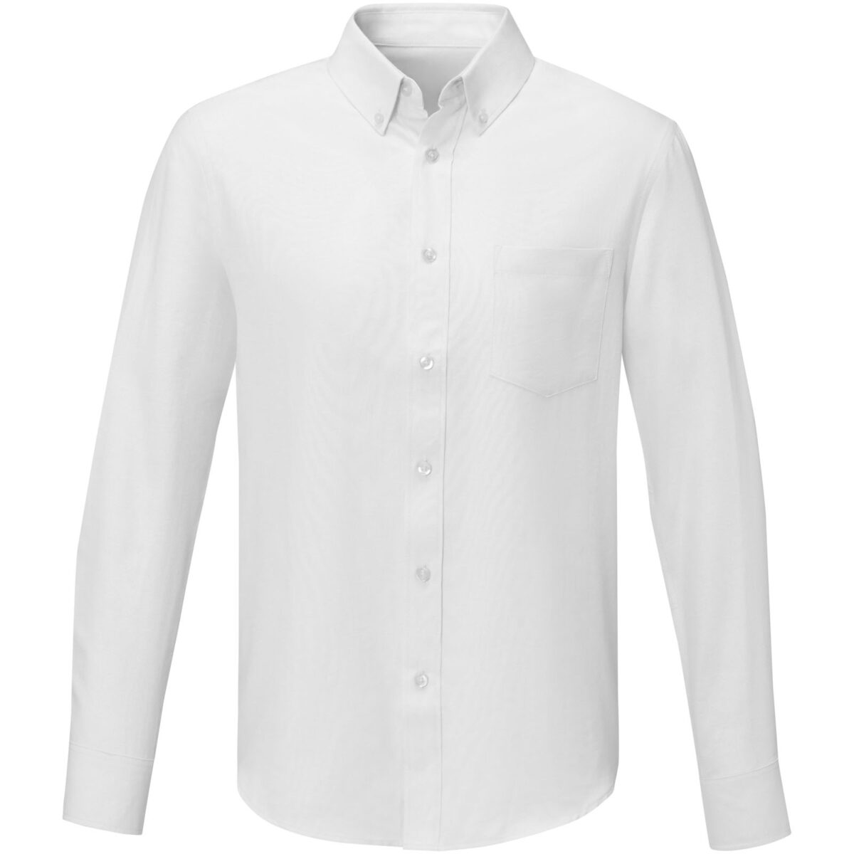 Pollux long sleeve men's shirt – White front view
