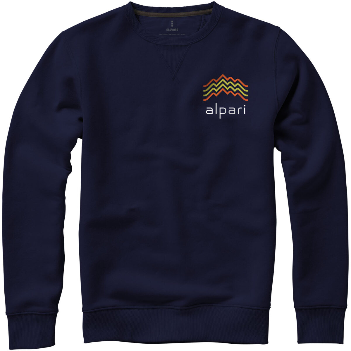 Surrey unisex crewneck sweater – Navy with logo