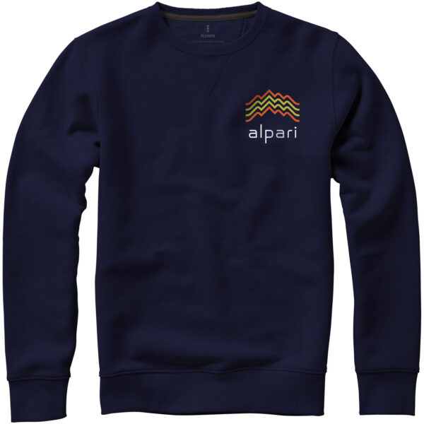 Surrey unisex crewneck sweater – Navy with logo