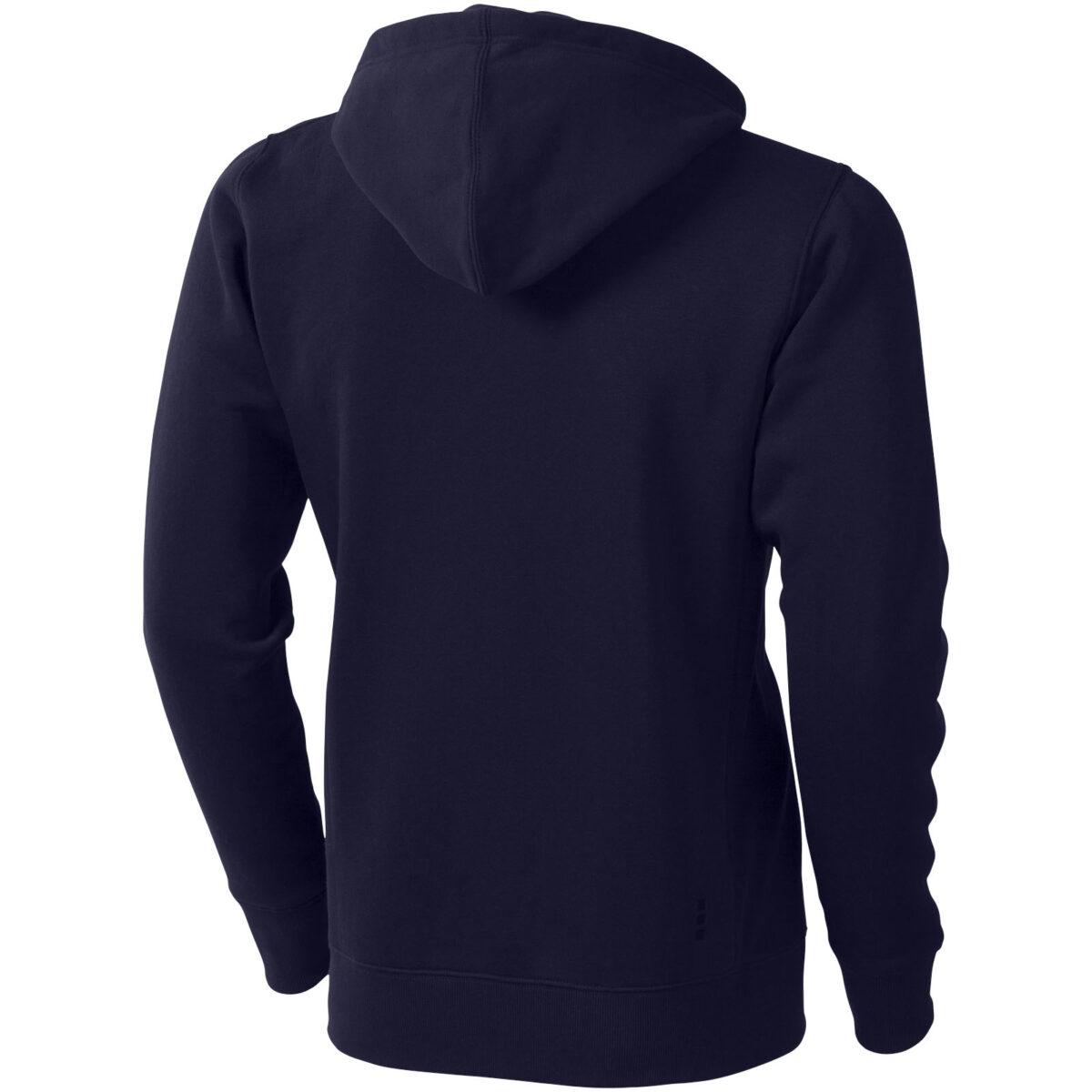 Arora men's full zip hoodie – Navy back view