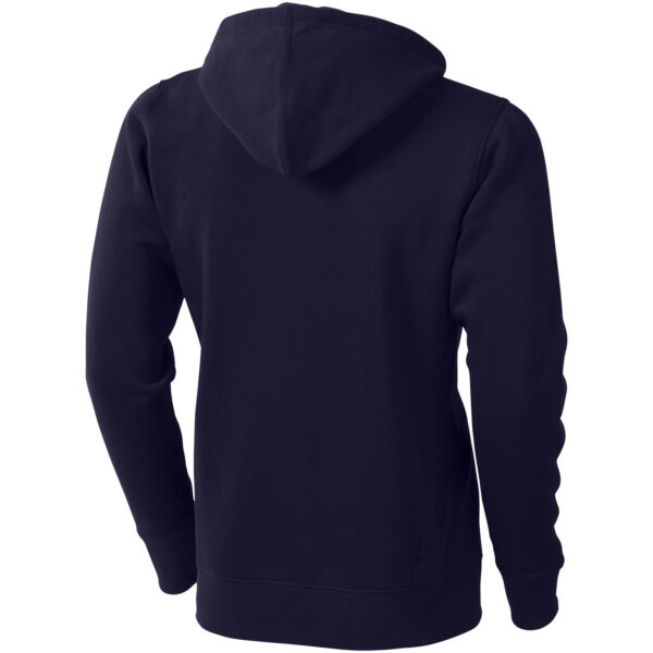Arora men's full zip hoodie – Navy back view