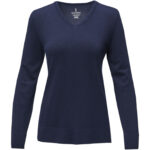 Stanton women's v-neck pullover – Navy front view