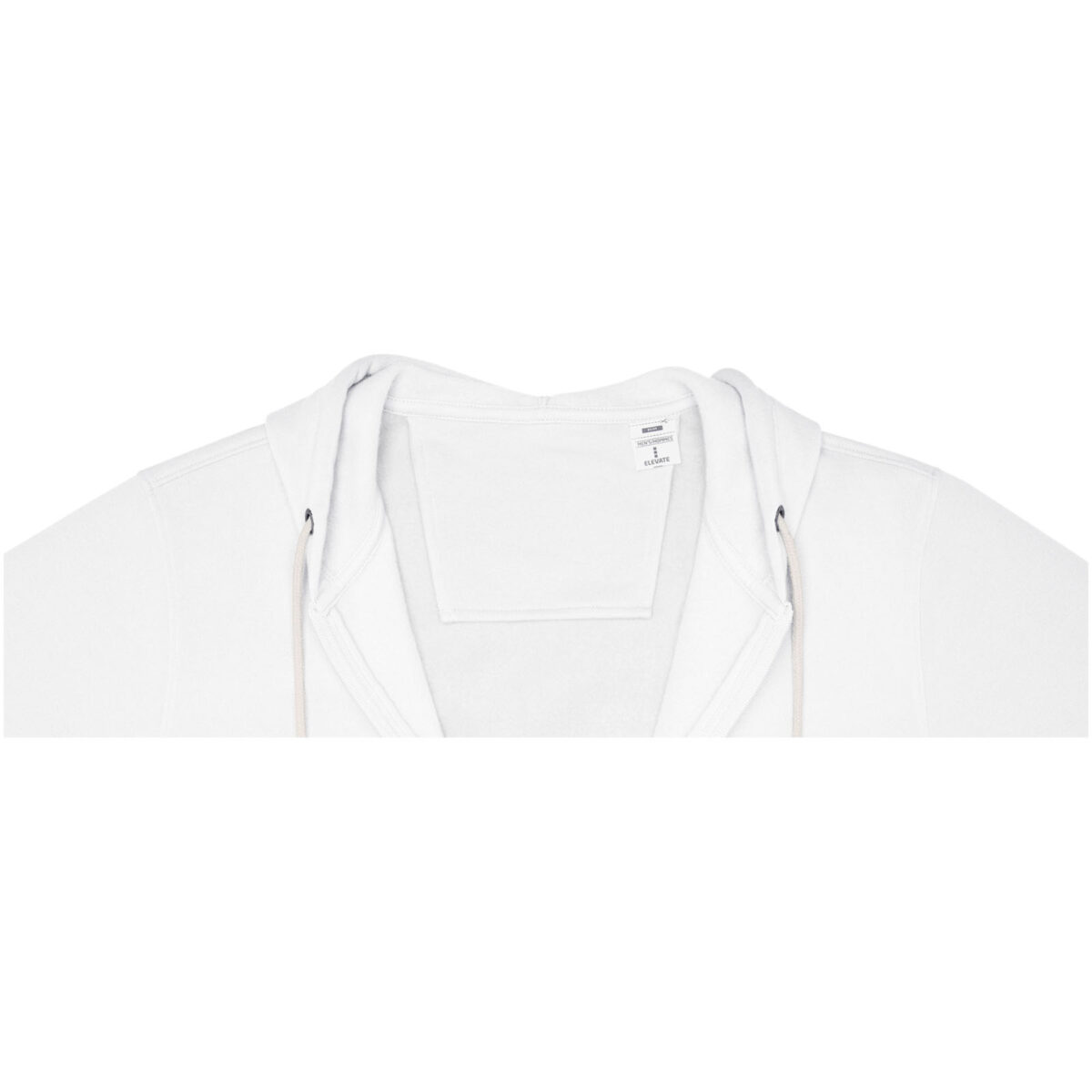 Theron men’s full zip hoodie – White extra view