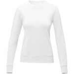 Zenon women’s crewneck sweater – White front view