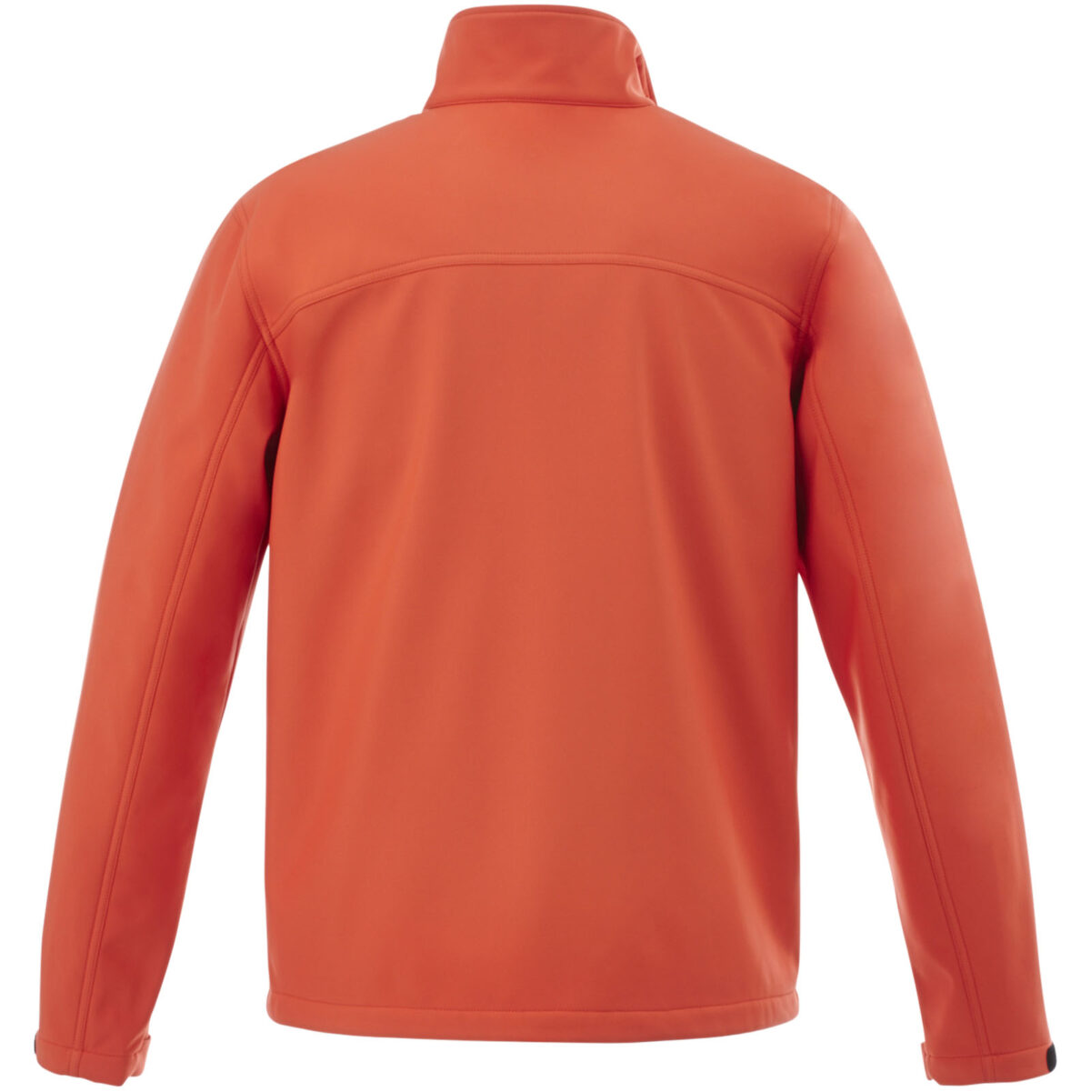 Maxson men's softshell jacket – Orange back view