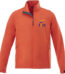 Maxson men's softshell jacket – Orange with logo