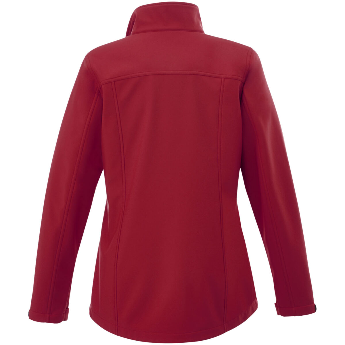 Maxson women's softshell jacket – Red back view