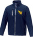 Orion men's softshell jacket – Navy with logo