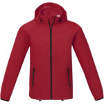 Dinlas men's lightweight jacket – Red front view