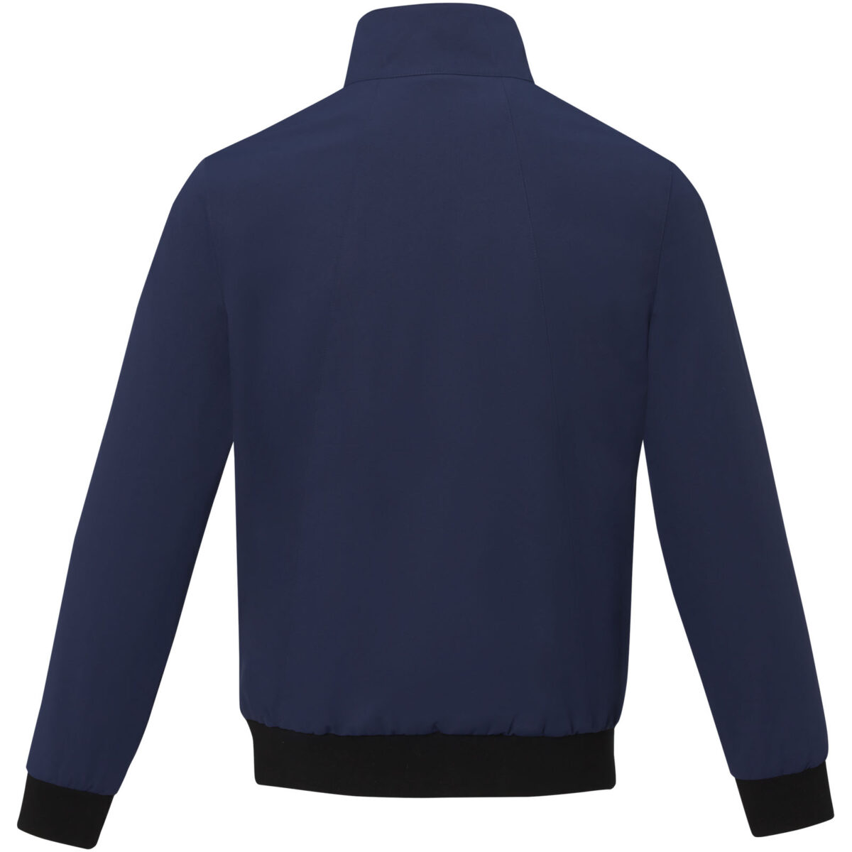 Keefe unisex lightweight bomber jacket – Navy back view