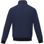 Keefe unisex lightweight bomber jacket – Navy back view