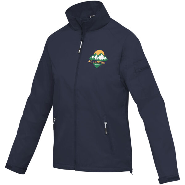 Palo women's lightweight jacket – Navy with logo