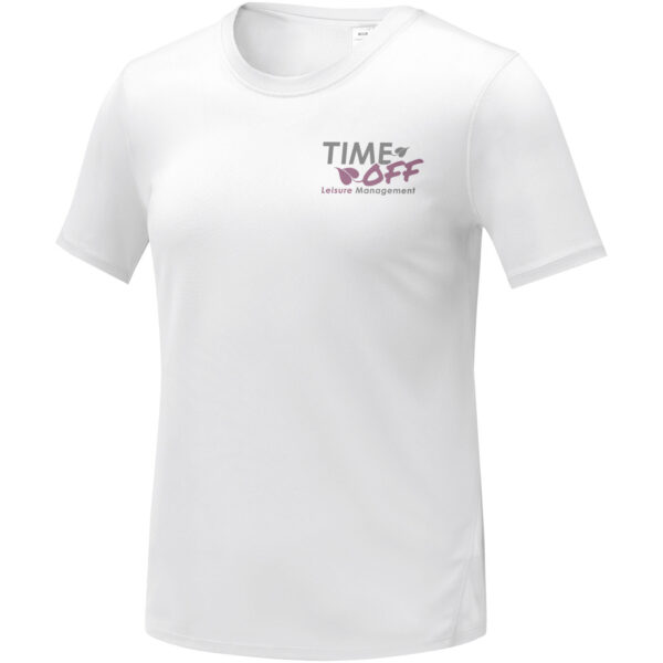 Kratos short sleeve women's cool fit t-shirt – White with logo