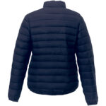 Athenas women's insulated jacket – Navy back view