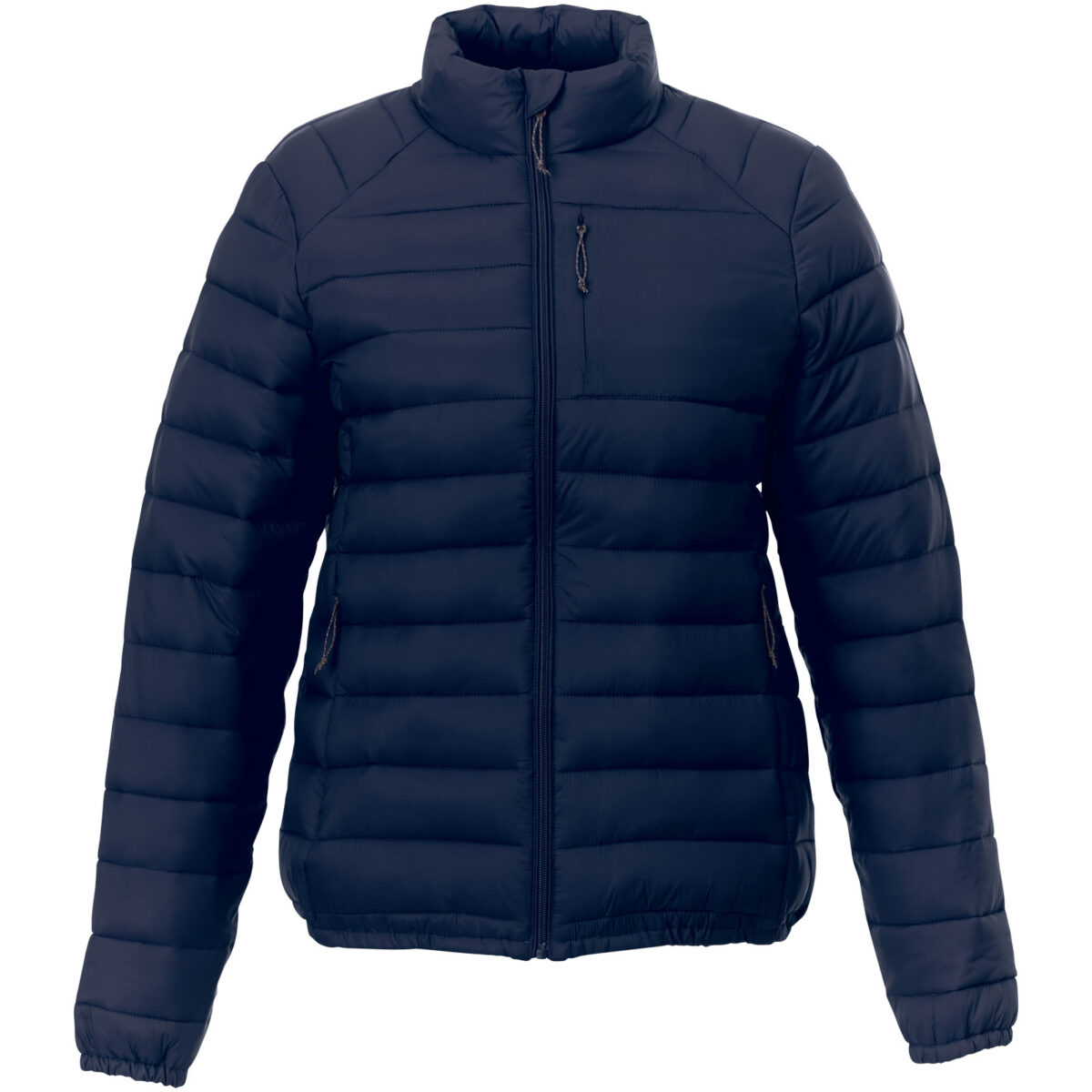 Athenas women's insulated jacket – Navy front view