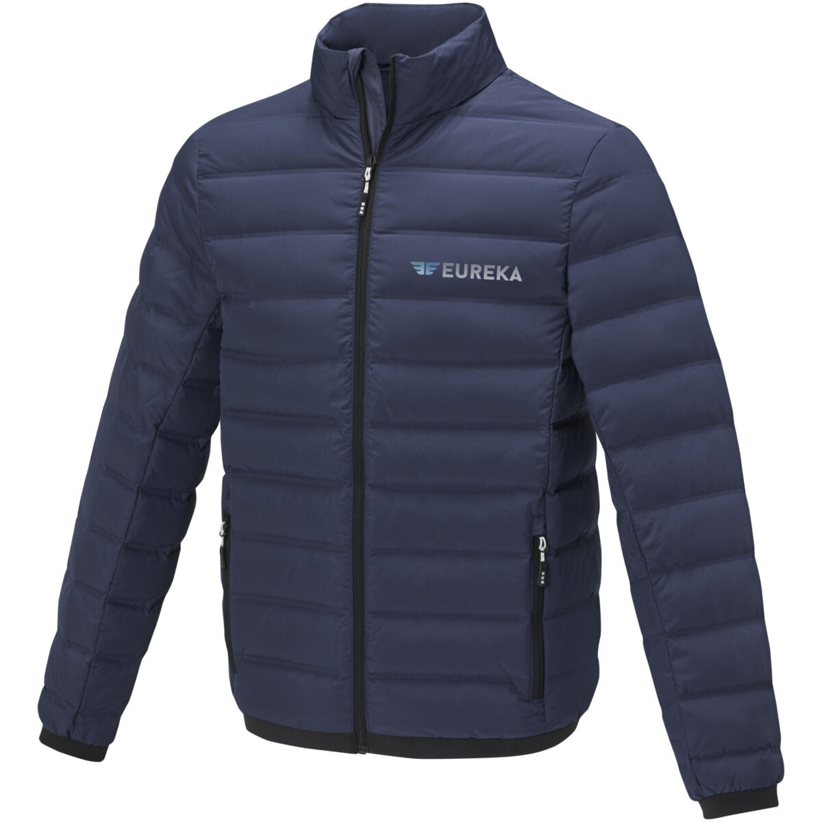 Macin men's insulated down jacket – Navy with logo