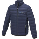 Macin men's insulated down jacket – Navy with logo