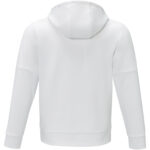 Sayan men's half zip anorak hooded sweater – White back view
