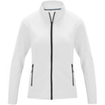 Zelus women's fleece jacket – White front view