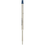 Waterman ballpoint pen refill (blue ink) – Silver front view
