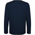 Estoril long sleeve kids t-shirt – Navy Blue back view