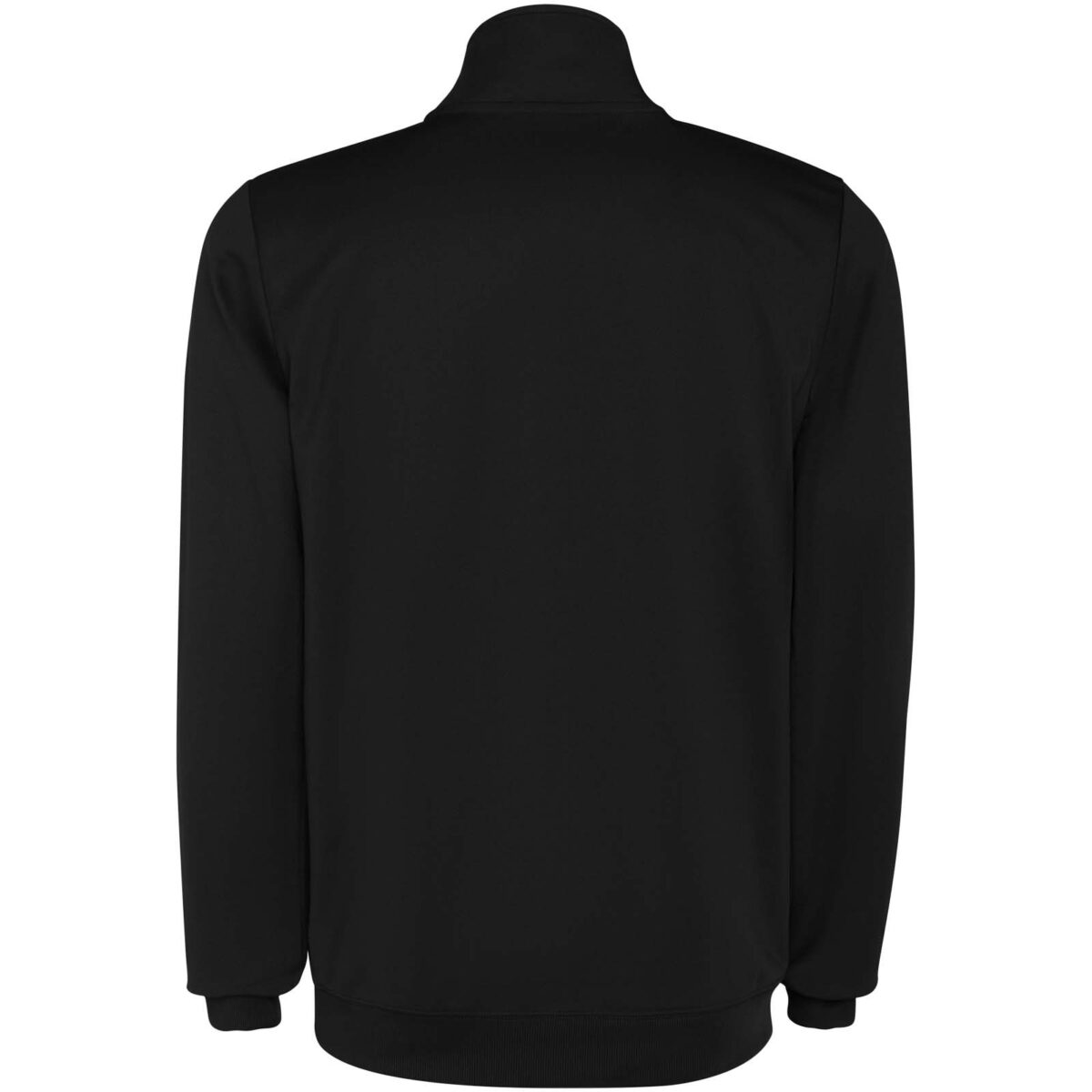 Evans kids tracksuit – Solid black back view