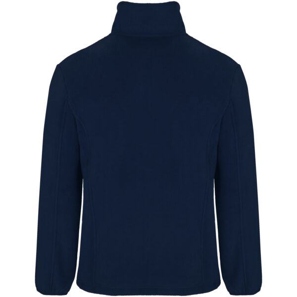Artic kids full zip fleece jacket – Navy Blue back view