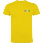 Dogo Premium short sleeve kids t-shirt – Yellow with logo