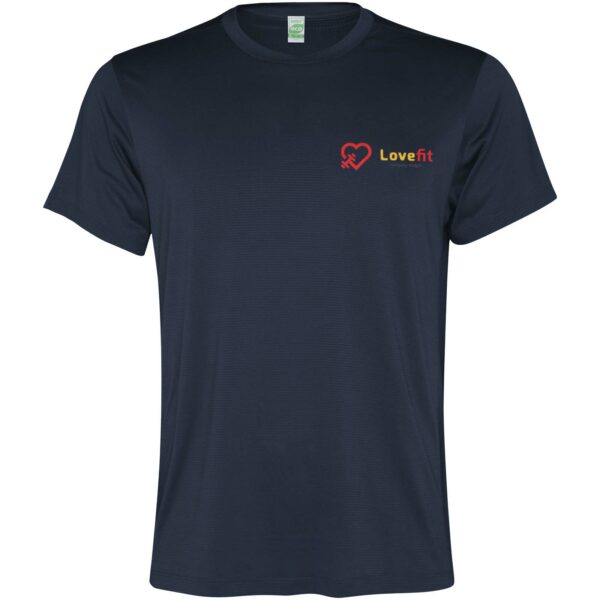 Slam short sleeve men's sports t-shirt – Navy Blue with logo