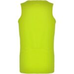 Andre men's sports vest – Fluor Yellow back view