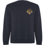 Batian organic cotton unisex crewneck sweater – Navy Blue with logo
