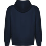 Vinson organic cotton unisex hoodie – Navy Blue back view