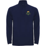 Himalaya men's quarter zip fleece jacket – Navy Blue with logo